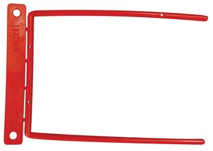 Archyvinis segtukas D-clip, raudonas kaina ir informacija | Kanceliarinės prekės | pigu.lt