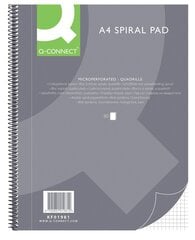 Sąsiuvinis su spirale - A4, 80 lapų, langeliais kaina ir informacija | Sąsiuviniai ir popieriaus prekės | pigu.lt