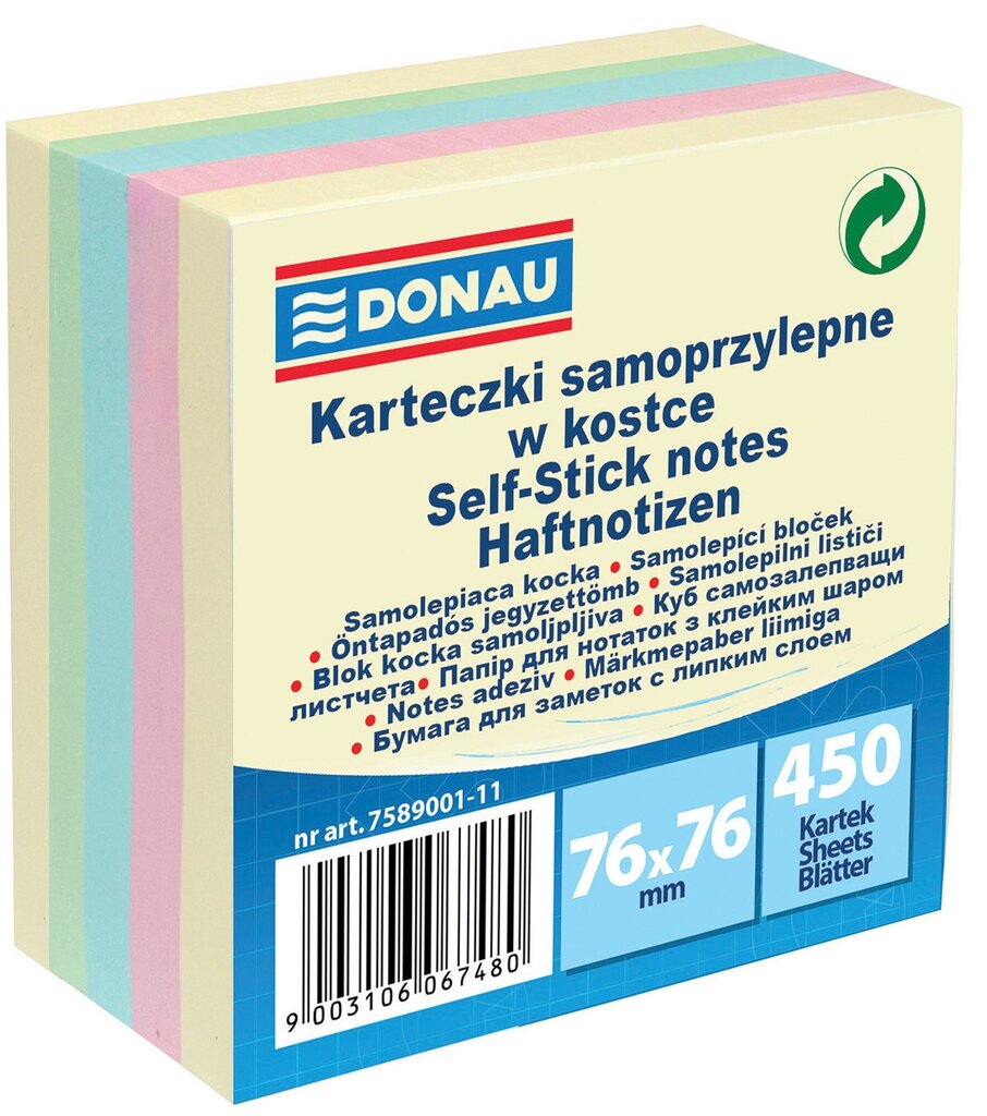 Lipnūs lapeliai Donau, 450 vnt kaina ir informacija | Sąsiuviniai ir popieriaus prekės | pigu.lt