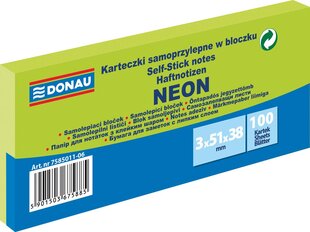 Lipnūs lapeliai Donau, 300 vnt, žali kaina ir informacija | Sąsiuviniai ir popieriaus prekės | pigu.lt