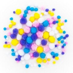 Пузырьки из полистирола, Mix, 140 шт., пастельные тона цена и информация | Аппликации, декорации, наклейки | pigu.lt