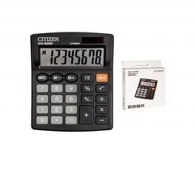 Калькулятор Citizen SDC-805NR цена и информация | Kanceliarinės prekės | pigu.lt