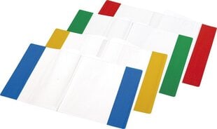 Обложки с регулируемыми цветными краями А4, 10 шт. цена и информация | Канцелярские товары | pigu.lt
