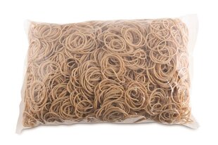 Резинки 1 кг, 30 мм, натурального цвета цена и информация | Kanceliarinės prekės | pigu.lt