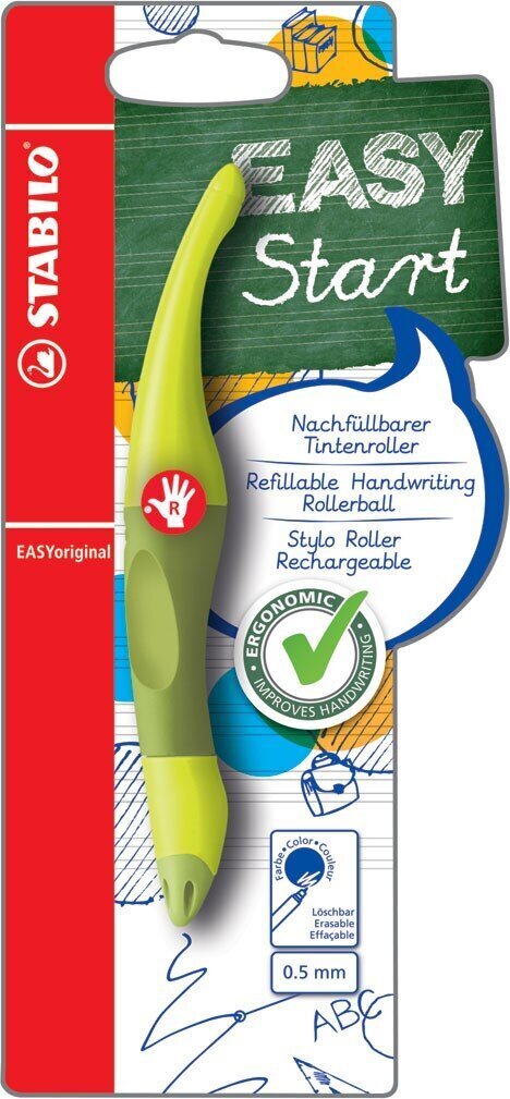 Rašiklis Stabilo EasyStart R, laimas-žalias kaina ir informacija | Rašymo priemonės | pigu.lt