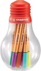 Rašiklių rinkinys Stabilo Point 88 Mini Colorful, 12 vnt. kaina ir informacija | Rašymo priemonės | pigu.lt