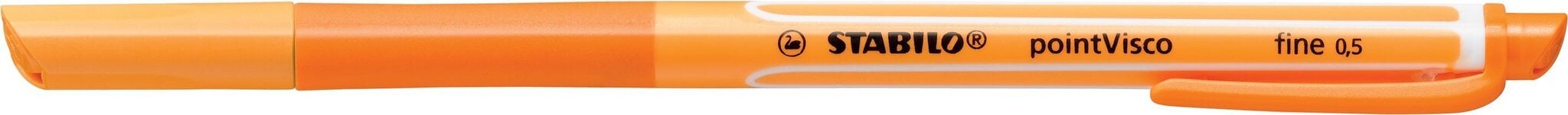 Rašiklis Stabilo Point Visco 0,5 mm, oranžinis kaina ir informacija | Rašymo priemonės | pigu.lt