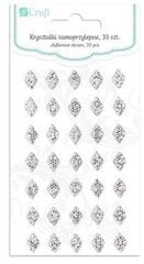 Декоративные клеевые кристаллы - Бриллианты, 35 шт. цена и информация | Аппликации, декорации, наклейки | pigu.lt