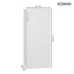 Холодильный шкаф Bomann VS7316W, 143,3 см цена и информация | Холодильники | pigu.lt