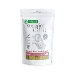 Nature's Protection Superior Care skanėstas šunims triušio ausys su antiena, 75 g kaina ir informacija | Skanėstai šunims | pigu.lt