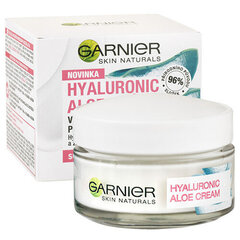 Maitinamasis veido kremas Garnier Hyaluronic Aloe Cream, 50ml цена и информация | Кремы для лица | pigu.lt