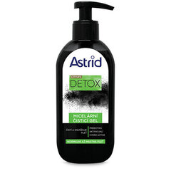 Valomasis gelis normaliai ir mišriai odai Astrid CityLife Detox Micellar cleansing gel, 200ml kaina ir informacija | Veido prausikliai, valikliai | pigu.lt