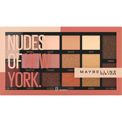 Палитра теней для век Maybelline Nudes of New York, 18г цена и информация | Maybelline Декоративная косметика | pigu.lt