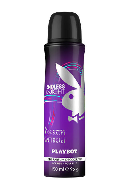 Purškiamas dezodorantas Playboy Endless Night For Her 150 ml kaina ir informacija | Parfumuota kosmetika moterims | pigu.lt