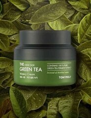 Увлажняющий крем для лица Tonymoly The Chok Chok Green Tea 60 мл цена и информация | Кремы для лица | pigu.lt