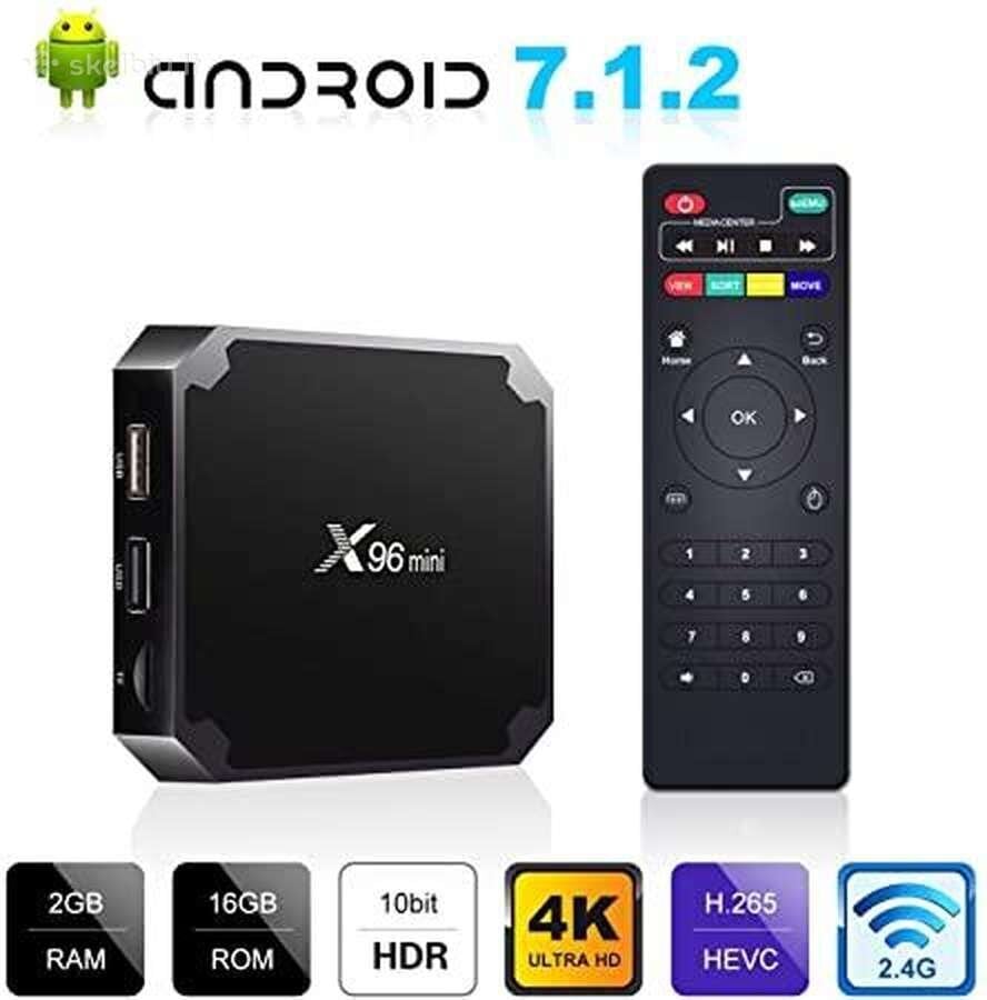 Multimedijos grotuvas Multimedijos grotuvas X96mini Android TV Box 2 GB +  16GB TV priedėlis kaina | pigu.lt
