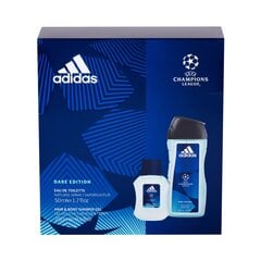 Rinkinys Adidas Dare Edition vyrams: EDT 50 ml + plaukų ir kūno šampūnas 250 ml kaina ir informacija | Kvepalai vyrams | pigu.lt