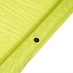 Самонадувающийся туристический коврик с подушкой Nils Camp NC 4349, зеленый/серый цена и информация | Туристические матрасы и коврики | pigu.lt