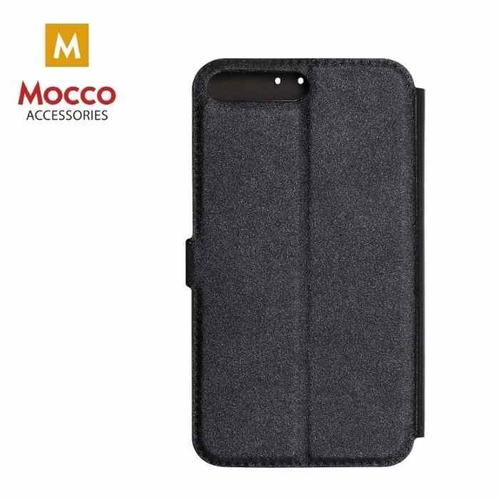 Mocco Shine Book Case For Huawei Y5 / Y5 Prime (2018) Black kaina ir informacija | Telefono dėklai | pigu.lt