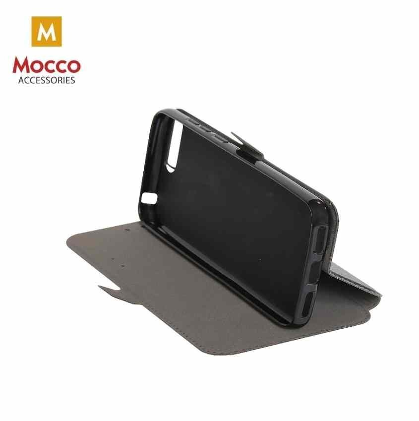 Mocco Shine Book Case For Huawei Y5 / Y5 Prime (2018) Black kaina ir informacija | Telefono dėklai | pigu.lt