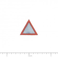 Светоотражающая термоаппликация «Треугольник» цена и информация | Аппликации, декорации, наклейки | pigu.lt