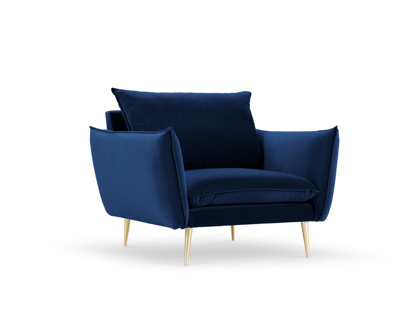Fotelis Milo Casa Elio, mėlynas kaina ir informacija | Svetainės foteliai | pigu.lt