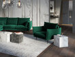 Fotelis Milo Casa Elio, tamsiai žalias/juodas kaina ir informacija | Svetainės foteliai | pigu.lt