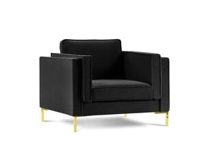 Кресло Milo Casa Giuseppe, черное цена и информация | Кресла в гостиную | pigu.lt