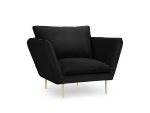 Кресло Mazzini Sofas Verveine, черное цена и информация | Кресла в гостиную | pigu.lt