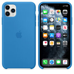 Apple Silicone Case, skirtas iPhone 11 Pro Max, mėlynas kaina ir informacija | Telefono dėklai | pigu.lt