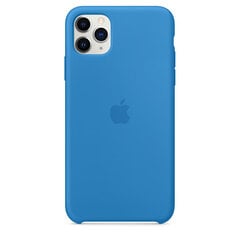 Apple Silicone Case, skirtas iPhone 11 Pro Max, mėlynas kaina ir informacija | Telefono dėklai | pigu.lt
