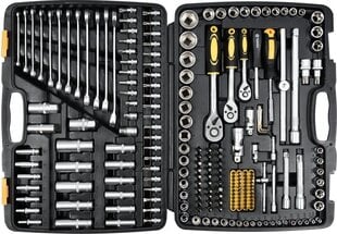 Набор головок и ключей Vorel, 216 шт. цена и информация | Механические инструменты | pigu.lt