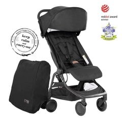 Vežimėlis skėtukas Mountain Buggy Nano ™ (2020 +), black kaina ir informacija | Vežimėliai | pigu.lt