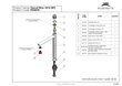 Praustuvo maišytuvas RUBINETA Etna-18/D (Baltas) kaina ir informacija | Vandens maišytuvai | pigu.lt