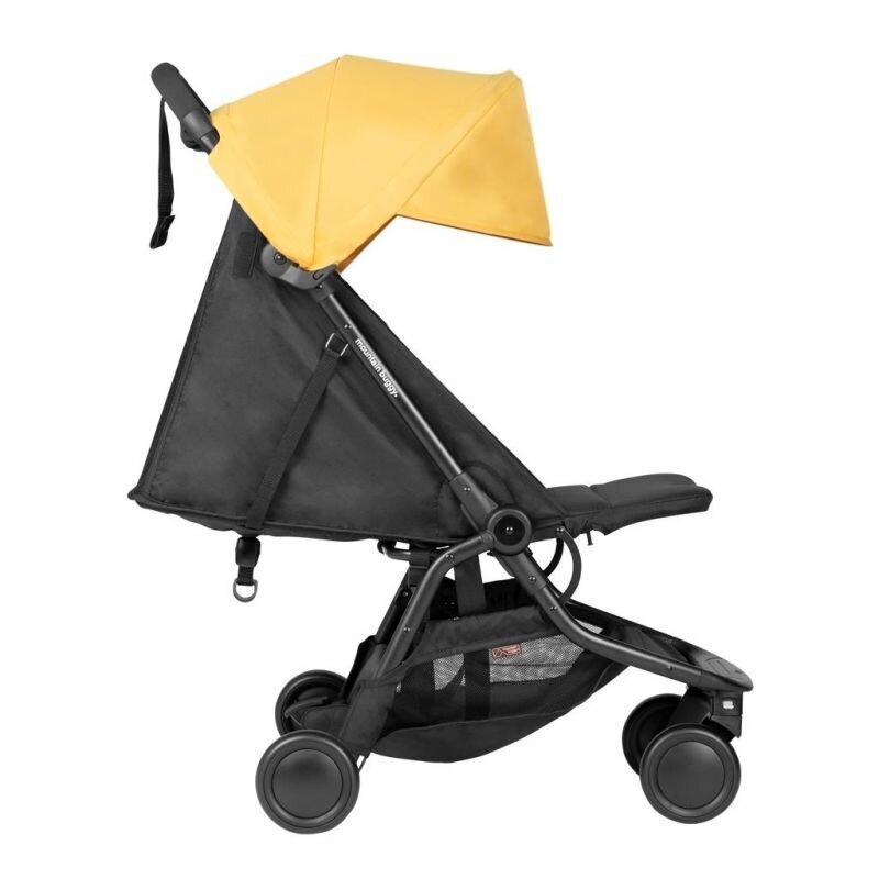 Vežimėlis skėtukas Mountain Buggy Nano ™ (2020 +), black + yellow kaina ir informacija | Vežimėliai | pigu.lt