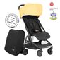 Vežimėlis skėtukas Mountain Buggy Nano ™ (2020 +), black + yellow kaina ir informacija | Vežimėliai | pigu.lt