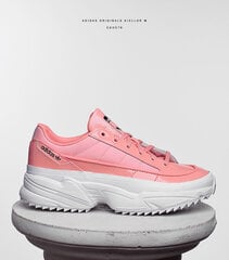 Кеды женские для отдыха Adidas Originals Kiellor W розового / белого / черного цвета цена и информация | Спортивная обувь, кроссовки для женщин | pigu.lt