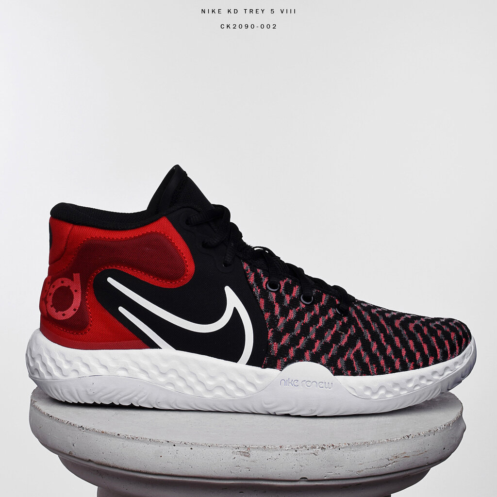 Nike KD Trey 5 VIII Kevin Durant vardiniai kedai krepšiniui, juoda / raudona / balta spalva цена и информация | Kedai vyrams | pigu.lt