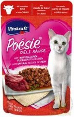Vitakraft Poesie Delice Sauce katėms, su jautiena, 85 g kaina ir informacija | Konservai katėms | pigu.lt