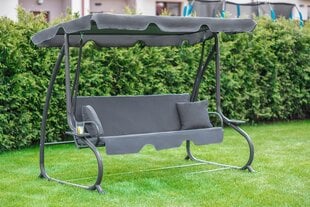 Išskleidžiamos sūpynės Funfit Garden Relax Plus, pilkos kaina ir informacija | Lauko sūpynės | pigu.lt