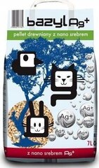 Наполнитель для кошек Bazyl из древесных гранул, 7 л цена и информация | Наполнители для кошачьих туалетов | pigu.lt