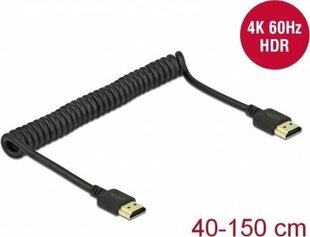 Delock 84967, HDMI, 40/150 cm цена и информация | Кабели и провода | pigu.lt