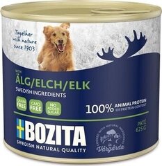 Консервы для собак Bozita, с лосятиной, 625 г цена и информация | Консервы для собак | pigu.lt