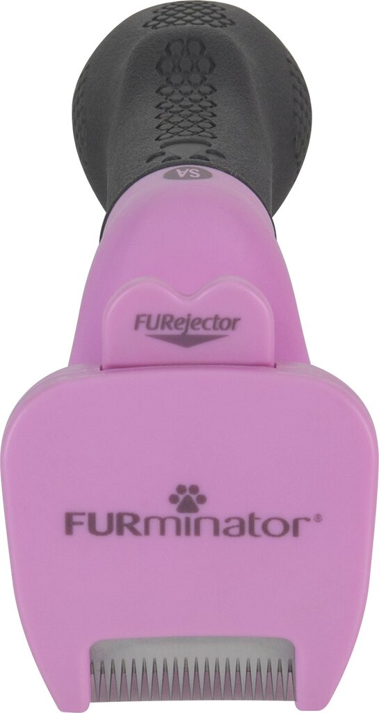 FURminator šukos mažiems gyvūnams Undercoat DeSheeding Tool, 1 vnt, rožinės kaina ir informacija | Priežiūros priemonės gyvūnams | pigu.lt