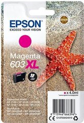 Suderinamas rašalo kasetė Epson 603XL 4 ml: Spalva - Rožinė kaina ir informacija | Kasetės rašaliniams spausdintuvams | pigu.lt
