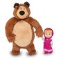 Rinkinys Simba Masha and The Bear: lėlytė Maša 13 cm ir lokys 25 cm цена и информация | Žaislai mergaitėms | pigu.lt