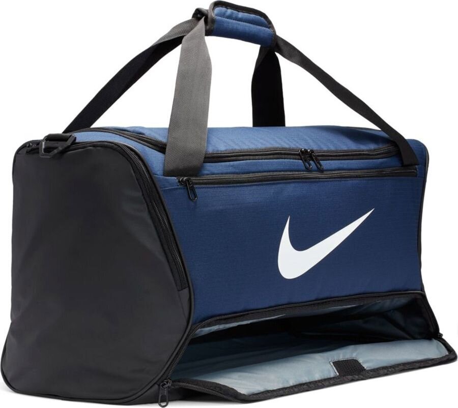 Sportinis krepšys Nike Brasilia BA5955-410, 61 l, mėlynas цена и информация | Kuprinės ir krepšiai | pigu.lt