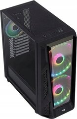 Aerocool NightHawk Duo Midi-Tower kaina ir informacija | Korpusai | pigu.lt