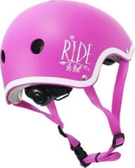 Детский велосипедный шлем SMJ F501 Profisport, розовый цена и информация | Шлемы | pigu.lt