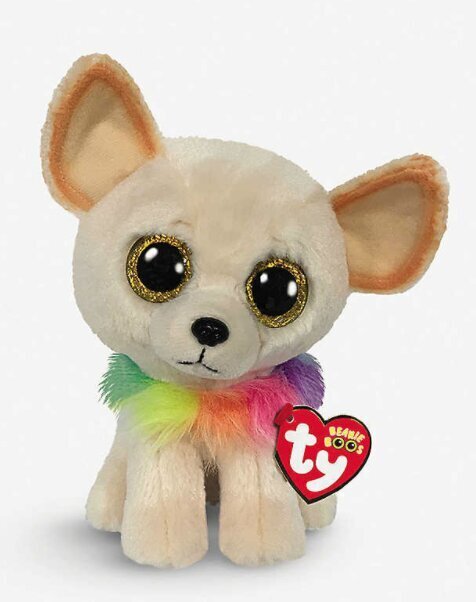 Pliušinis čihuahua šuniukas TY Beanie Boos Chewey, 15 cm, 36324 цена и информация | Minkšti (pliušiniai) žaislai | pigu.lt